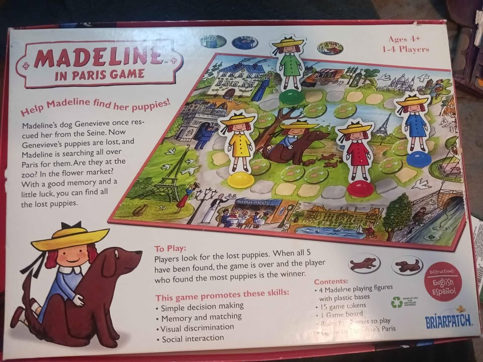 Briarpatch Madeline in Paris Board Game - Ages 4 - photo 2