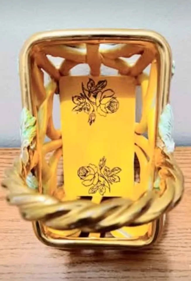 Hand Painted Elpa Alcobaca Embossed Ceramic Flowers Dish image indicator(6)