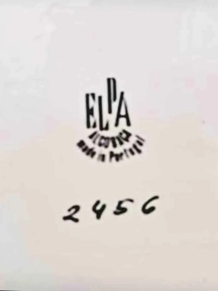 Hand Painted Elpa Alcobaca Embossed Ceramic Flowers Dish image indicator(8)