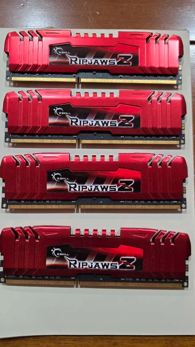 DDR3 1600MHZ 4x8gb RAM GSkill RipjawsZ thumbnail