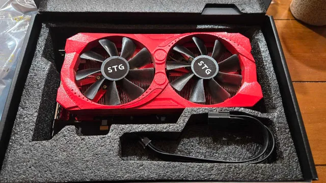 Red Nvidia RTX 3070 full metal frame thumbnail