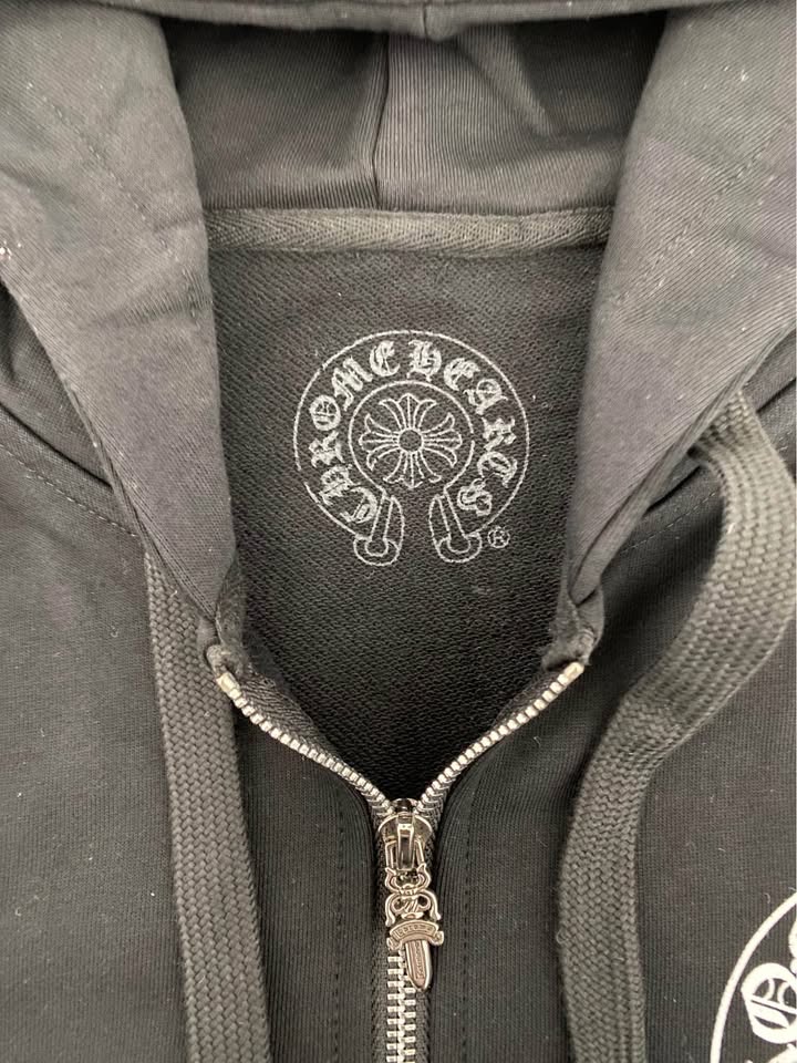 BLACK CHROME HEARTS ZIP UP - photo 2
