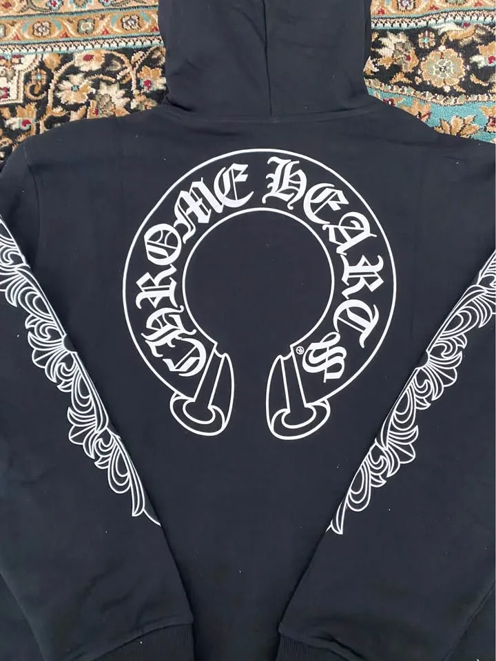 BLACK CHROME HEARTS ZIP UP image indicator(6)