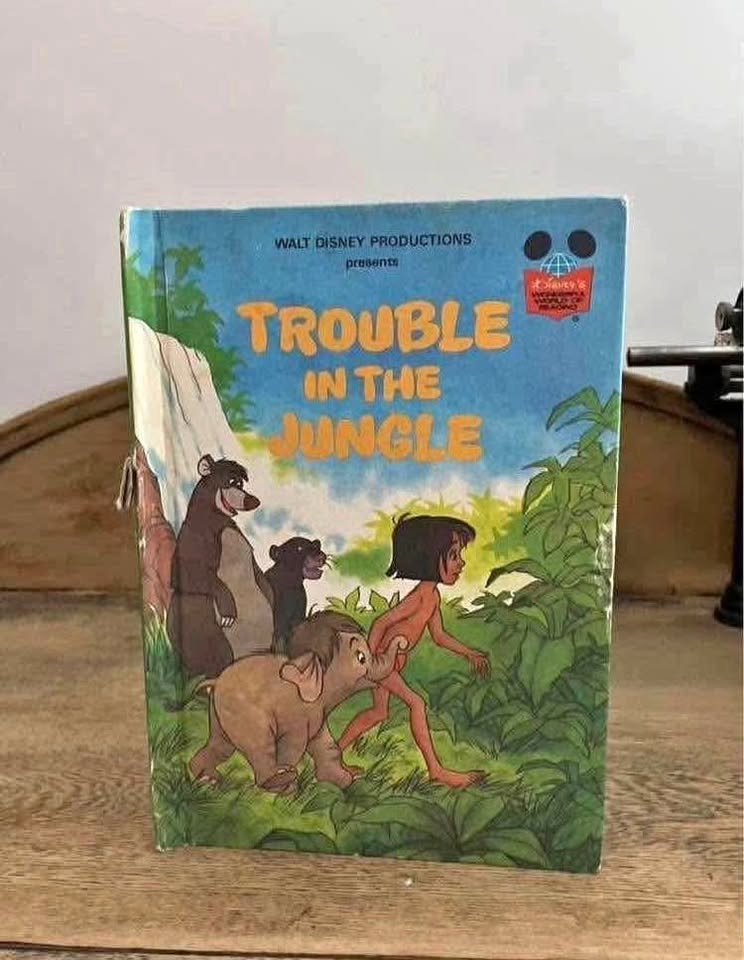 Trouble in the Jungle Disney 1984 First Edition