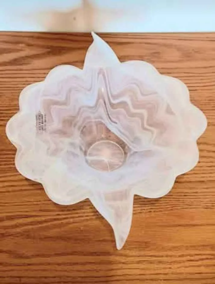Vtg. Italian Silvestri Handmade Murano Crystal Bowl image indicator(4)