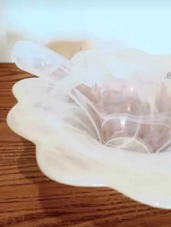 Vtg. Italian Silvestri Handmade Murano Crystal Bowl image indicator(7)