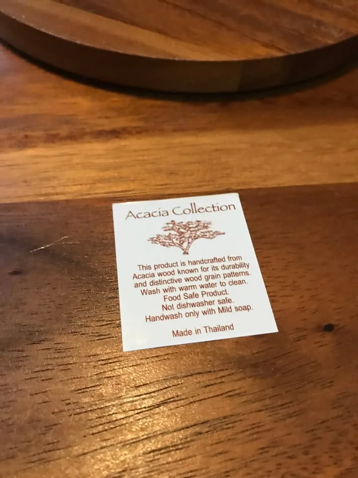 Lazy Susan Acacia Wood 18" image indicator(3)