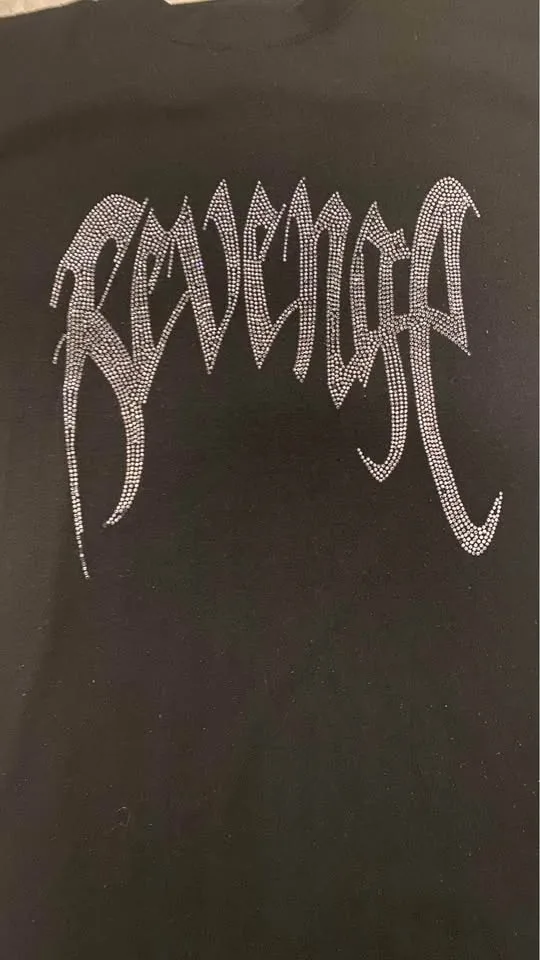 Revenge rhinestone t-shirt image indicator(2)