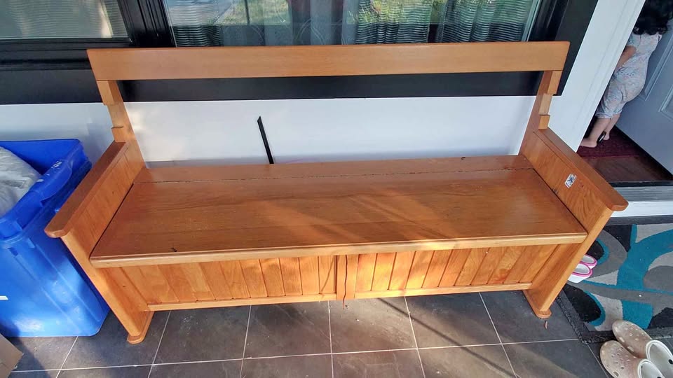 Outdoor Wooden Bench - For Sale ‼
