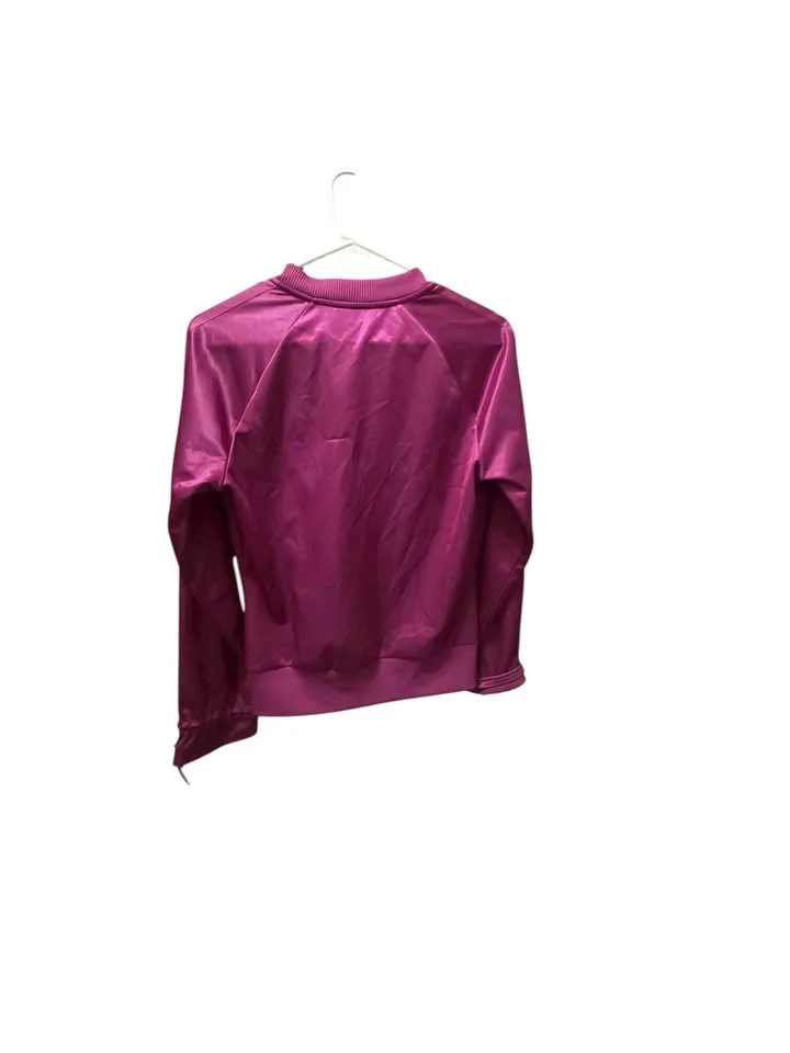 Rare! Adidas Respect Me satin purple jacket image indicator(2)
