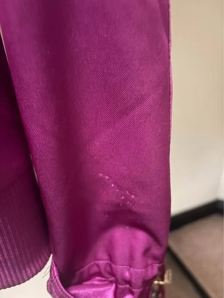 Rare! Adidas Respect Me satin purple jacket image indicator(7)