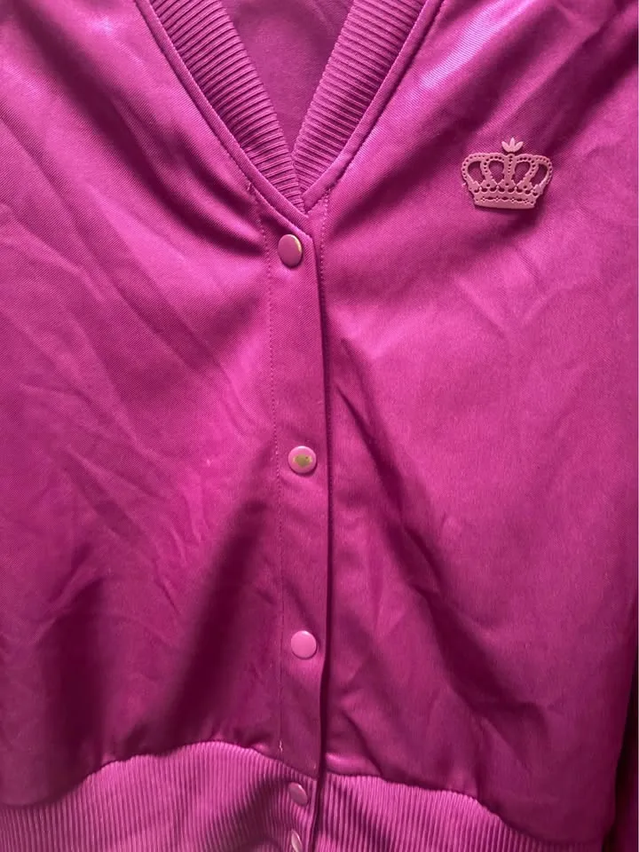 Rare! Adidas Respect Me satin purple jacket image indicator(8)