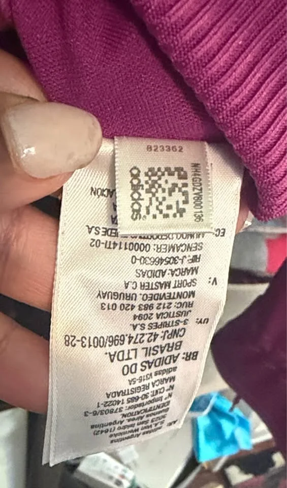 Rare! Adidas Respect Me satin purple jacket image indicator(10)