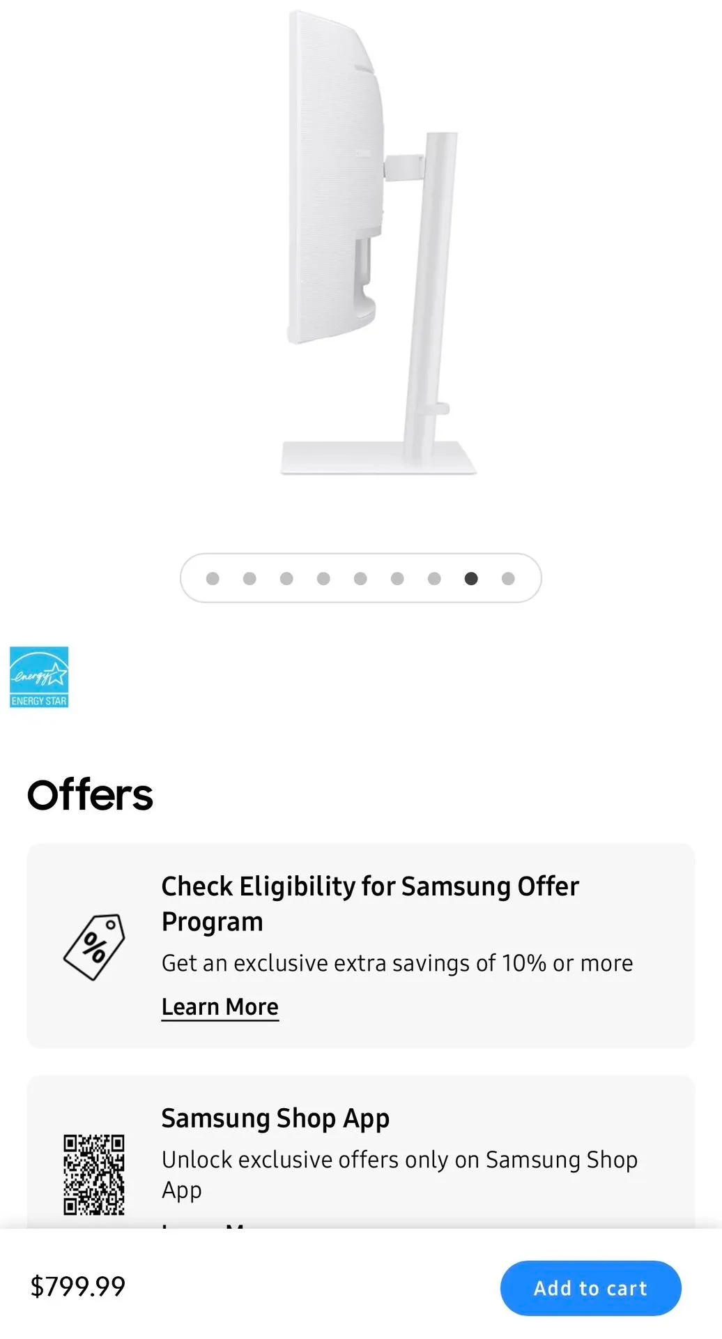 Samsung ViewFinity S6 34” Curved Monitor – Excellent Condition image indicator(2)