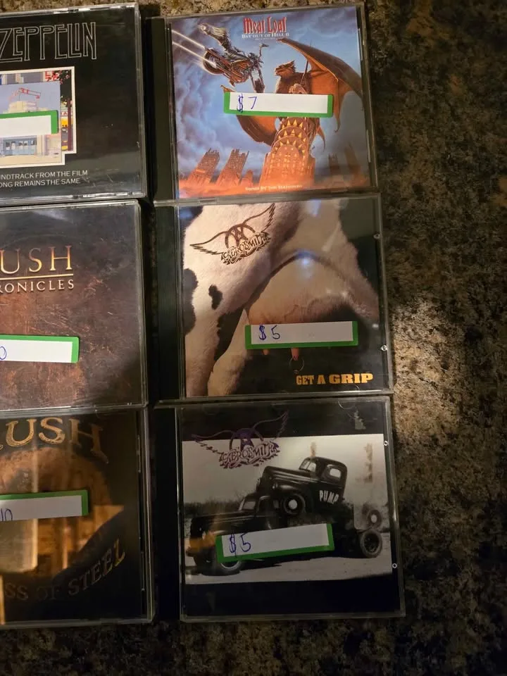 Rock / metal cd lot image indicator(4)