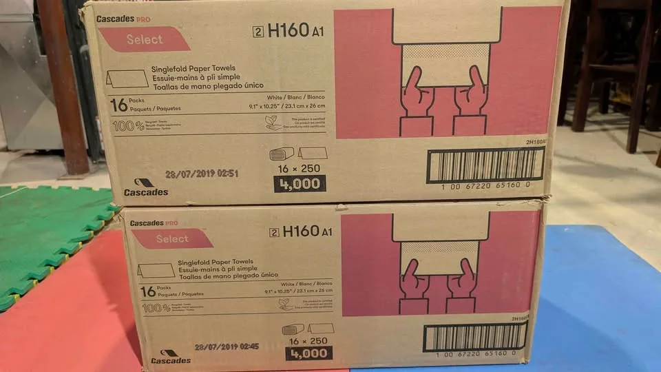 Cascades PRO Singlefold Paper Towels (2 Boxes) image indicator(2)