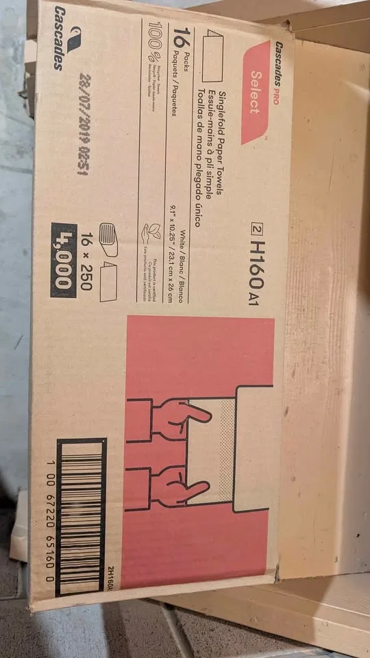 Cascades PRO Singlefold Paper Towels (2 Boxes) image indicator(5)