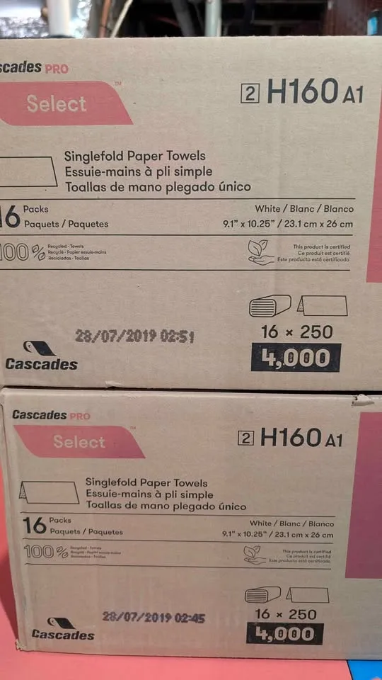 Cascades PRO Singlefold Paper Towels (2 Boxes) image indicator(7)