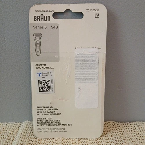 Braun Series 5 Electric Shaver Replacement Head 54B - photo 2