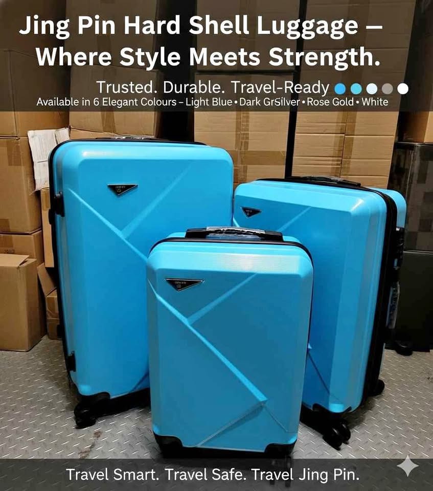 🔥 Brand New 3-Peice Hard Shell Luggage Set - 6 Colors