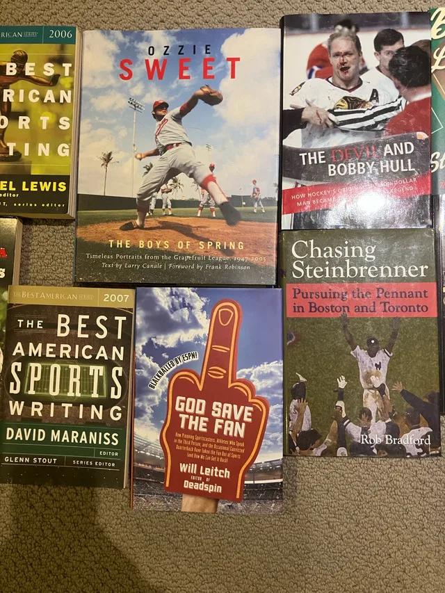 Sports books - biographies, sports writing, coffee table etc image indicator(3)