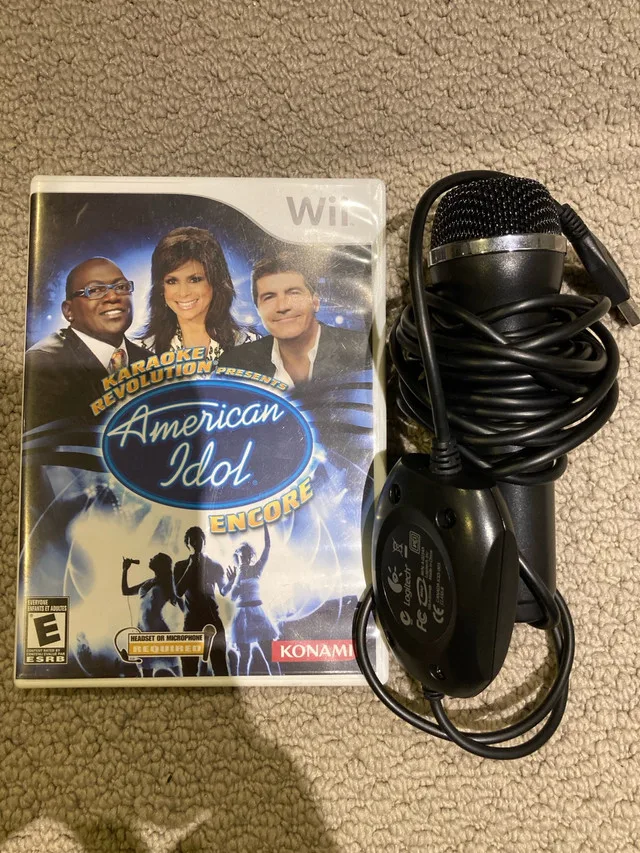 Nintendo Wii- American Idol Karaoke Revolution Encore game w/ M thumbnail