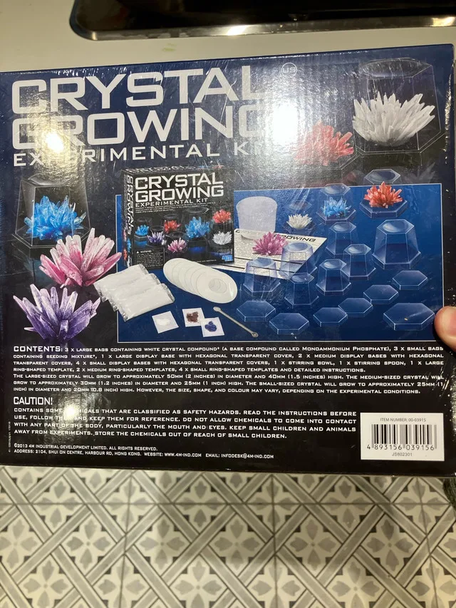 Crystal Growing Experimental Kit new/sealed image indicator(2)