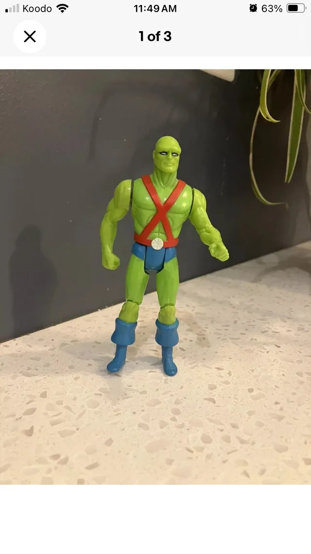 Vintage Green Lantern & Manhunter 4.5" Action Figures DC 1984 x3 image indicator(3)