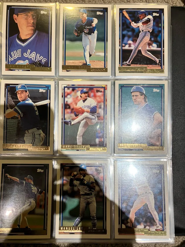 1992 Topps Gold Blue Jays team set of 33 cards image indicator(2)