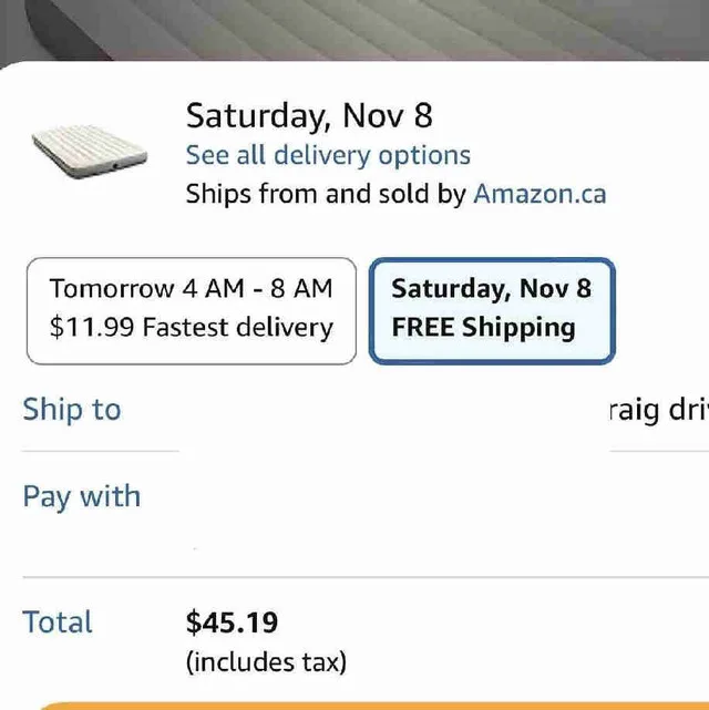 Intex 64103E New queen size air mattress thumbnail