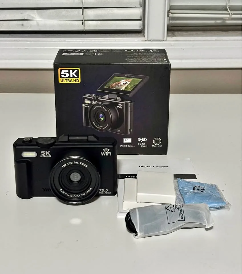 5K Digital Camera 75MP - New thumbnail