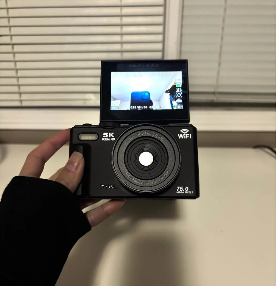 5K Digital Camera 75MP - New image indicator(2)