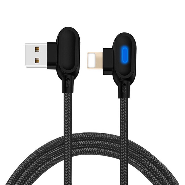 iPhone USB Charger 90 degrees both side 6 feet