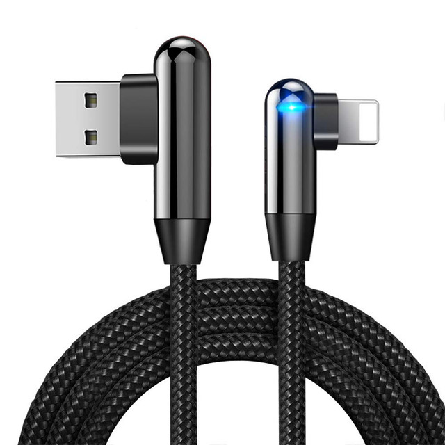 iPhone USB Charger 90 degrees both side 6 feet - photo 3