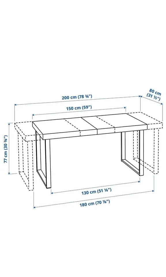 IKEA Tarsele extendable dining table image indicator(2)