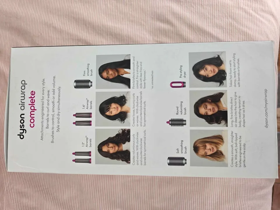 Dyson Hair dryer Multi Styler Airwrap complete HS01COMPFN Pink S image indicator(7)