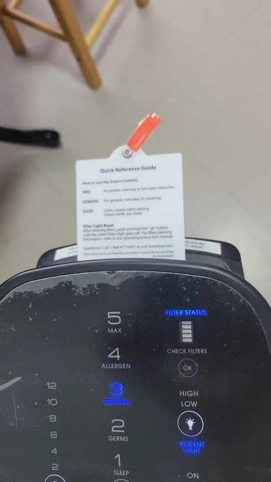 Honeywell HD320BHD AirGenius 5 Air Purifier image indicator(4)