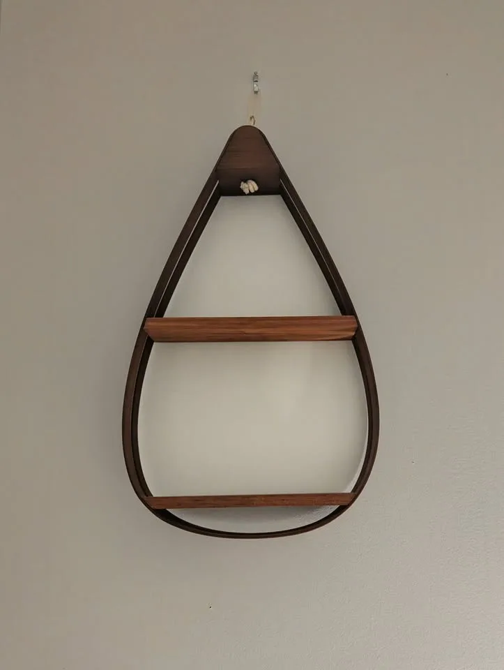 Mid Century Style Tear Drop Shelf - Set of 2 image indicator(2)