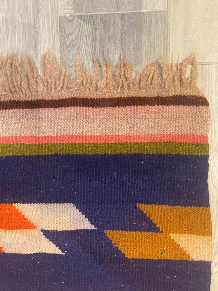 Handwoven wool rug - photo 2