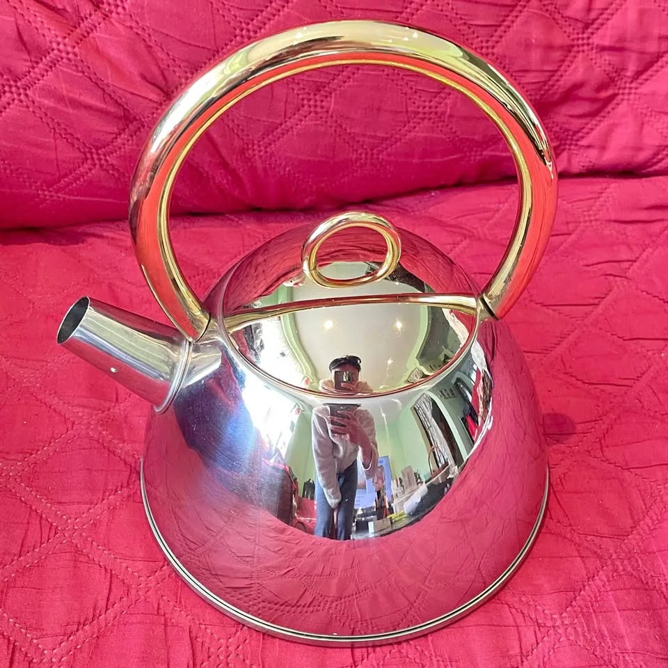 Vintage✨18/8 Stainless Steel Tea Kettle thumbnail