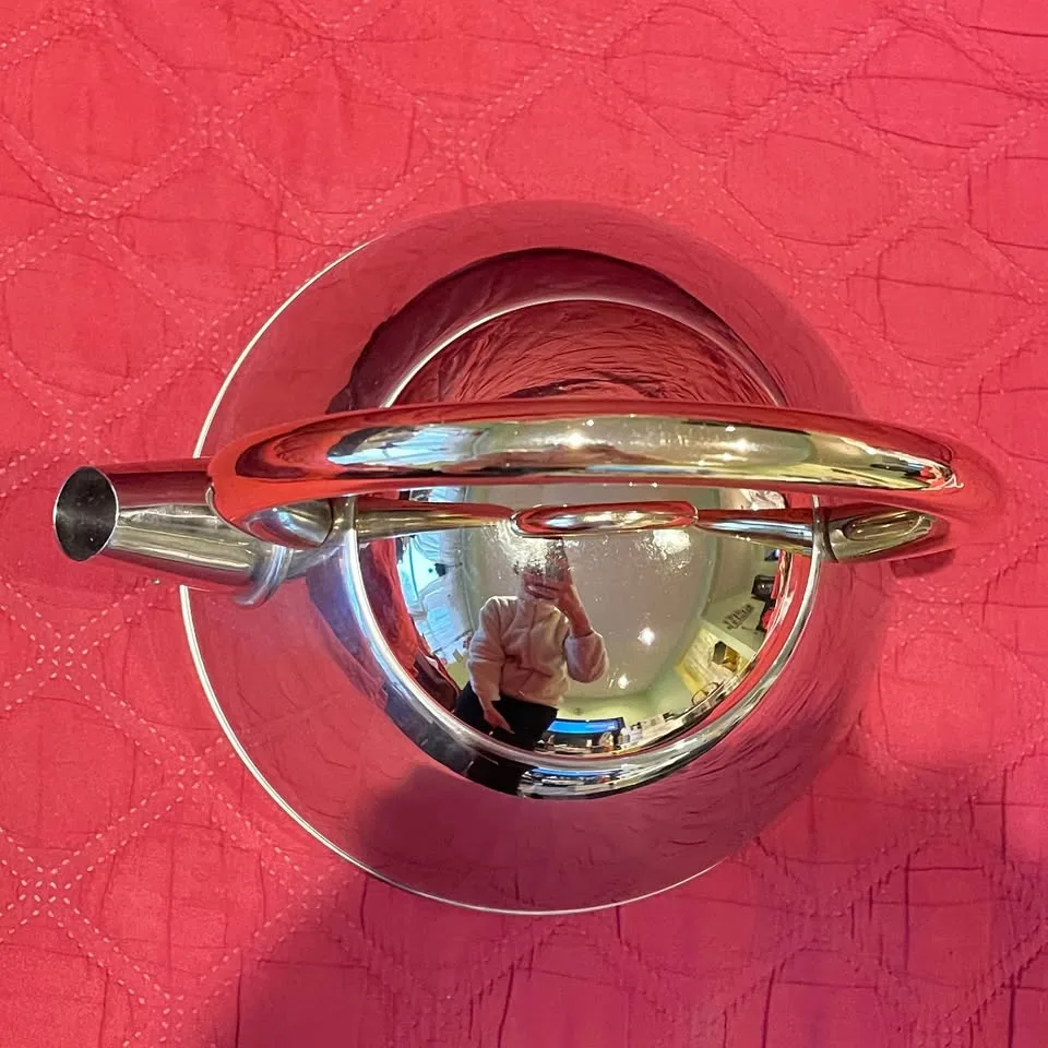 Vintage✨18/8 Stainless Steel Tea Kettle image indicator(4)