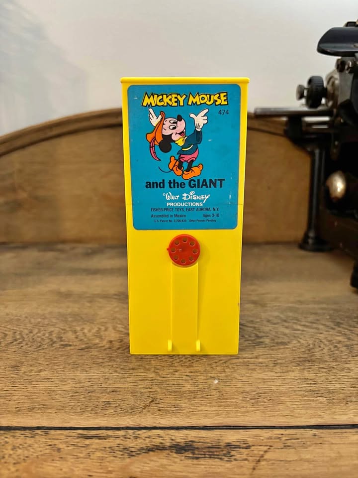 Vintage Fisher Price Movie Cartridge Disney 474 Mickey Mouse
