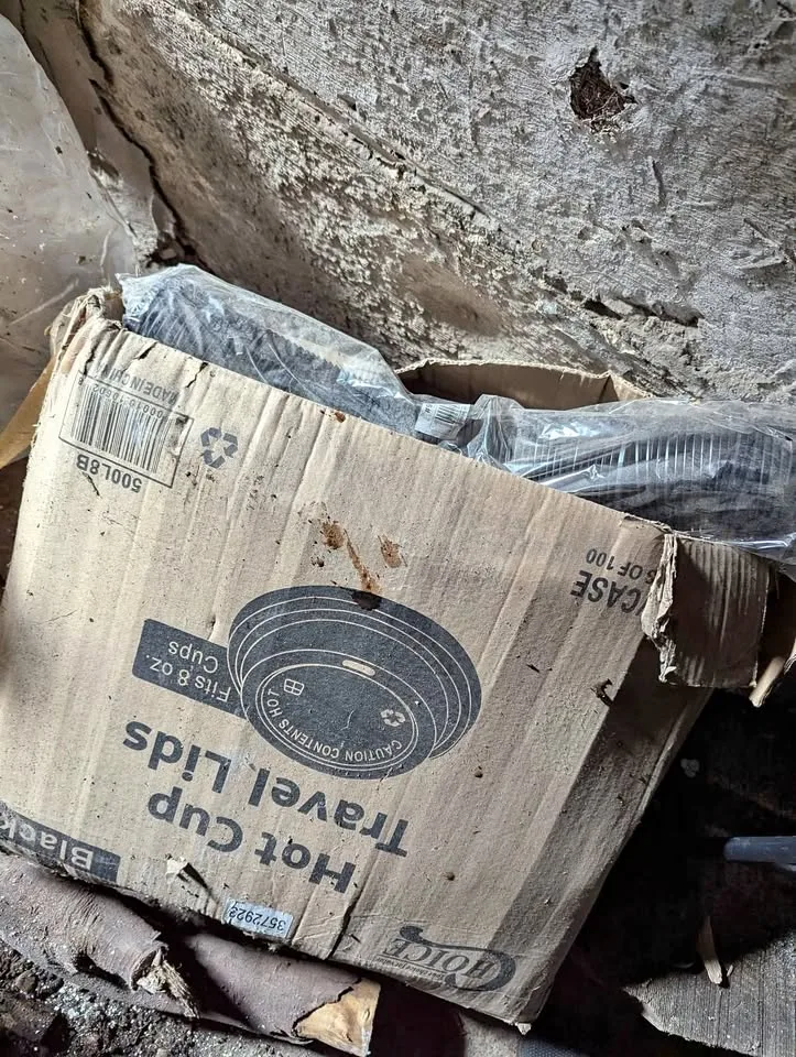 Case of coffee lids. thumbnail