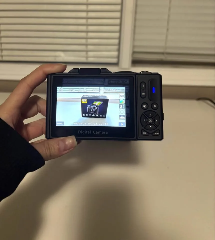 5K Digital Camera 75MP image indicator(3)