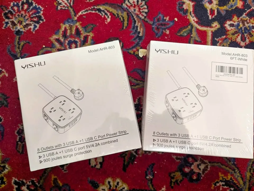 Surge protector power strip boxes. 10$ each thumbnail