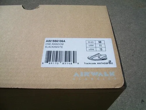 Airwalk Classics Random / One 2016 Re-issue Men Size 11 Black & image indicator(3)