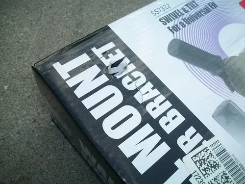 New On Stage Stands SS7322B Adjust Wall Speaker Bracket - Pair image indicator(3)