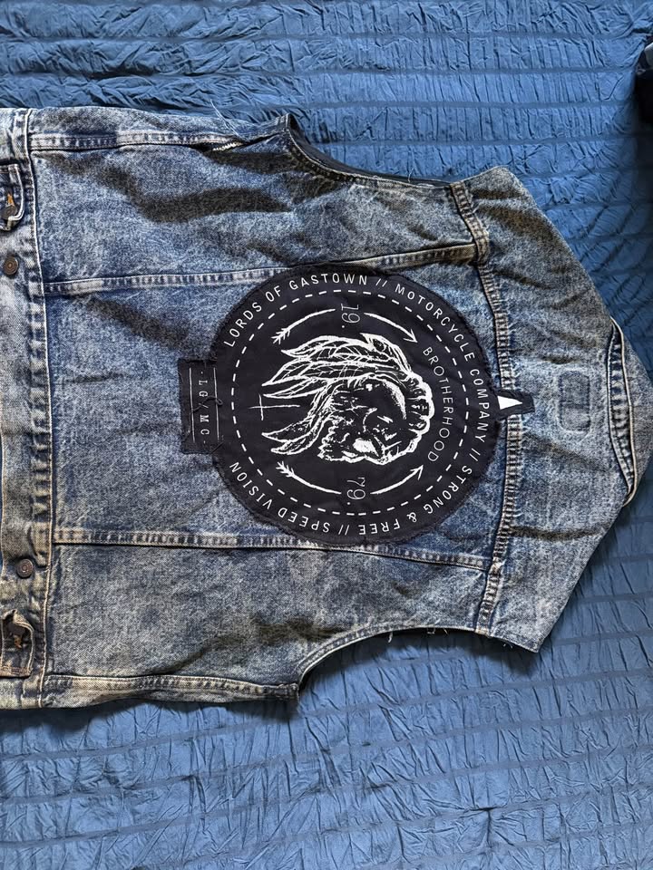 Lords of Gastown Motorcycle Company patched vest - photo 2