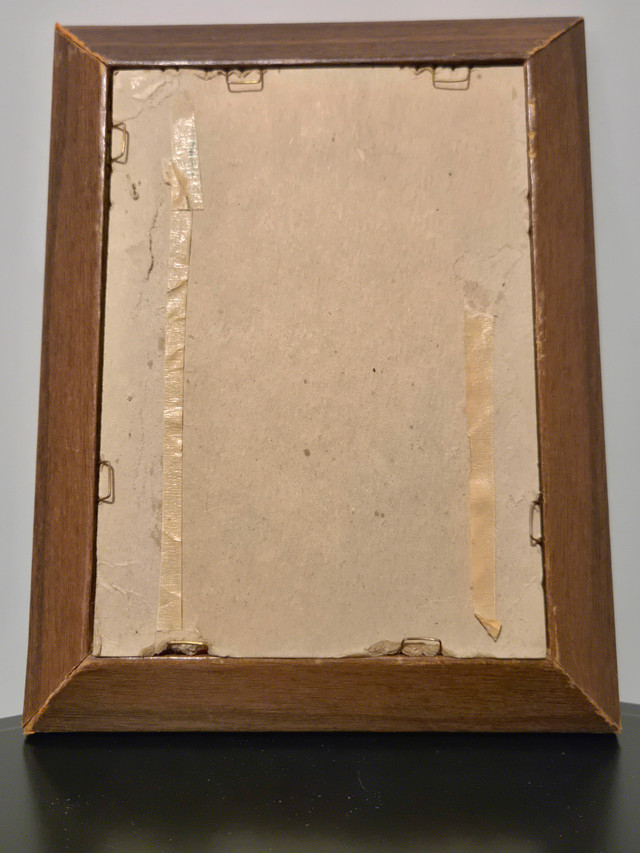 Picture Frame 5X7 IIC 2706 H3 Walnut 1970s - photo 3