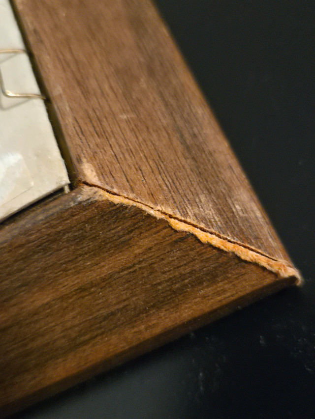 Picture Frame 5X7 IIC 2706 H3 Walnut 1970s - photo 4